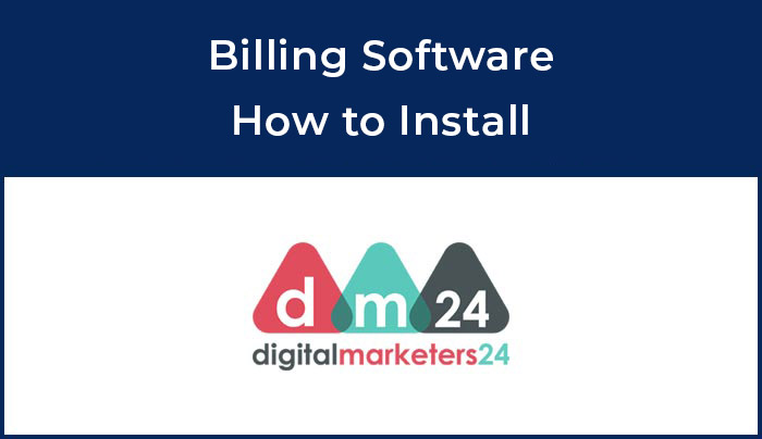 billing software how to install