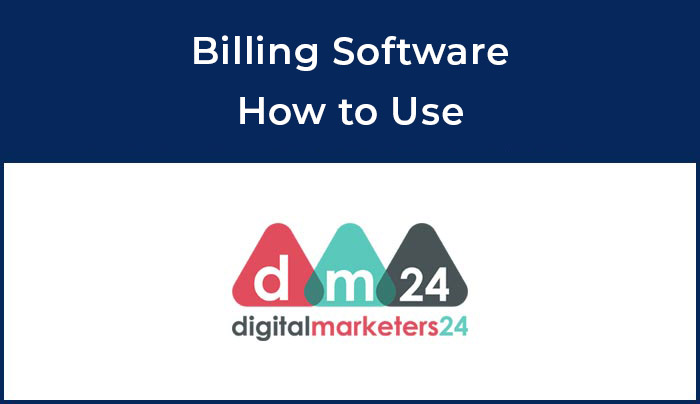 billing software how to use