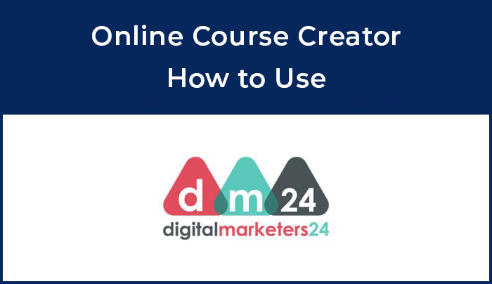 online course creator how to use