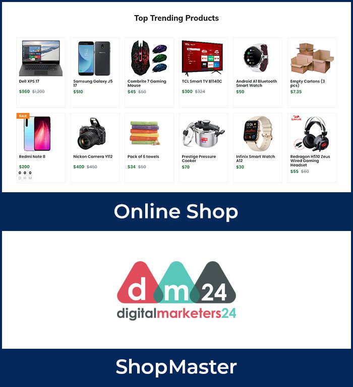 online shop web application